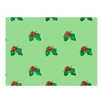 sequin christmas Holly Double Sided Flano Blanket (Mini)