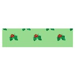 sequin christmas Holly Satin Scarf (Oblong)