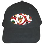 christmas hipster monkeys  Black Cap