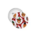 christmas hipster monkeys  1.75  Button