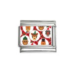 christmas hipster monkeys  Italian Charm (9mm)