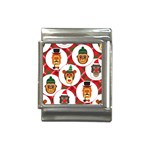 christmas hipster monkeys  Italian Charm (13mm)