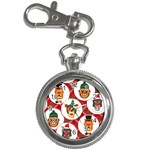 christmas hipster monkeys  Key Chain Watch