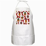 christmas hipster monkeys  BBQ Apron