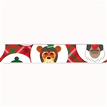 christmas hipster monkeys  Small Bar Mat