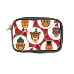 christmas hipster monkeys  Coin Purse