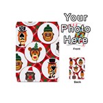 christmas hipster monkeys  Playing Cards 54 (Mini)