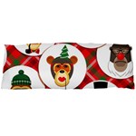 christmas hipster monkeys  Body Pillow Case Dakimakura (Two Sides)