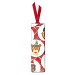 christmas hipster monkeys  Small Book Mark