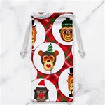 christmas hipster monkeys  Jewelry Bag