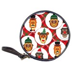 christmas hipster monkeys  Classic 20-CD Wallet