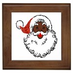 sequin African santa claus Framed Tile