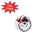 sequin African santa claus 1  Mini Button (100 pack) 