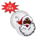 sequin African santa claus 1.75  Button (10 pack) 