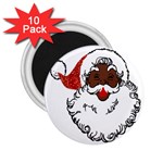 sequin African santa claus 2.25  Magnet (10 pack)