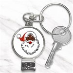 sequin African santa claus Nail Clippers Key Chain