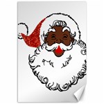 sequin African santa claus Canvas 12  x 18 