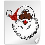 sequin African santa claus Canvas 16  x 20 