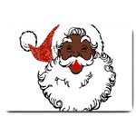 sequin African santa claus Large Doormat