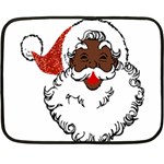 sequin African santa claus Double Sided Fleece Blanket (Mini)