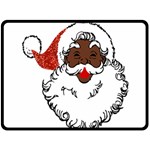 sequin African santa claus Fleece Blanket (Large)