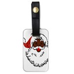 sequin African santa claus Luggage Tag (one side)