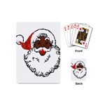 sequin African santa claus Playing Cards (Mini)