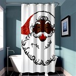 sequin African santa claus Shower Curtain 36  x 72  (Stall)