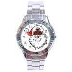 sequin African santa claus Stainless Steel Analogue Watch