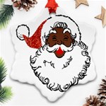 sequin African santa claus Ornament (Snowflake)