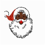 sequin African santa claus Small Garden Flag (Two Sides)