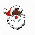 sequin African santa claus Large Garden Flag (Two Sides)