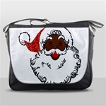 sequin African santa claus Messenger Bag