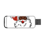 sequin African santa claus Portable USB Flash (Two Sides)