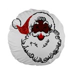 sequin African santa claus Standard 15  Premium Round Cushion 