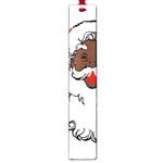 sequin African santa claus Large Book Mark