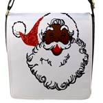 sequin African santa claus Flap Closure Messenger Bag (S)