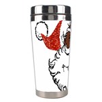 sequin African santa claus Stainless Steel Travel Tumbler