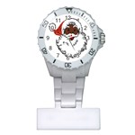 sequin African santa claus Plastic Nurses Watch