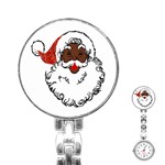 sequin African santa claus Stainless Steel Nurses Watch