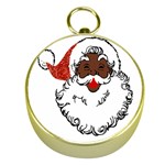 sequin African santa claus Gold Compass