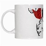 sequin African santa claus White Mug