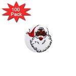 sequin African santa claus 1  Mini Magnet (100 pack) 