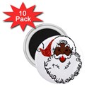 sequin African santa claus 1.75  Magnet (10 pack) 