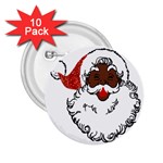 sequin African santa claus 2.25  Button (10 pack)