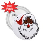 sequin African santa claus 2.25  Button (100 pack)