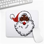 sequin African santa claus Large Mousepad