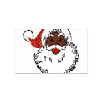 sequin African santa claus Sticker (Rectangular)