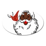 sequin African santa claus Magnet (Oval)