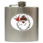 sequin African santa claus Hip Flask (6 oz)